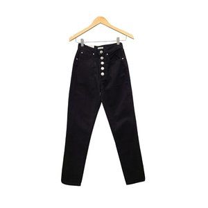 We Wore What Womens Size 24 Danielle Crystal Straight Jeans High Rise